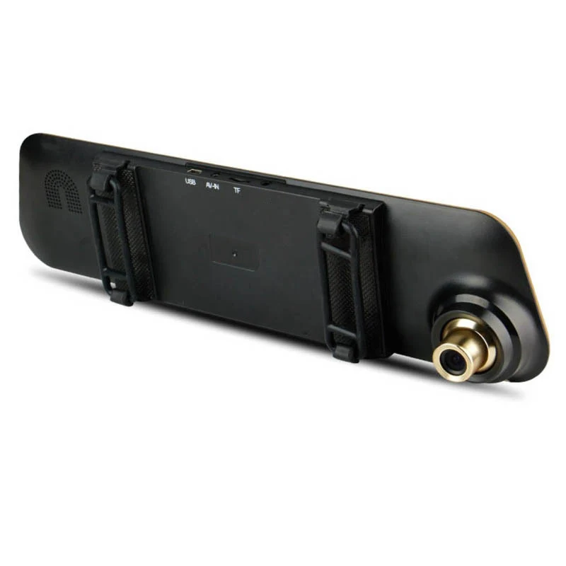 E-ACE Car Dvr Auto Digital Video Recorder Rear View Mirror With Camera FHD 1080P Dashcam Dual Lens Parking Monitor Registrator