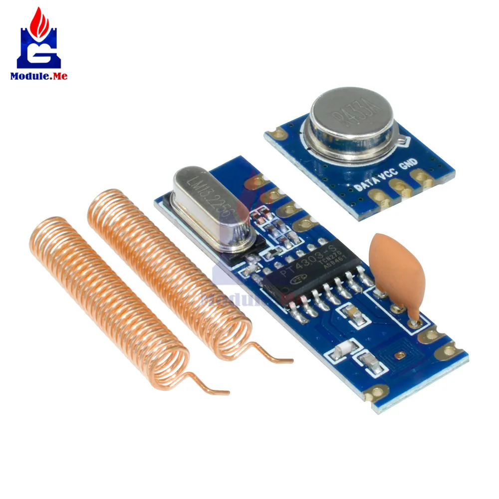

STX882 SRX882 Wireless Remote Control MAX ASK Transmitter Receiver Module Copper Spring Antenna High Micro Power Driver Board