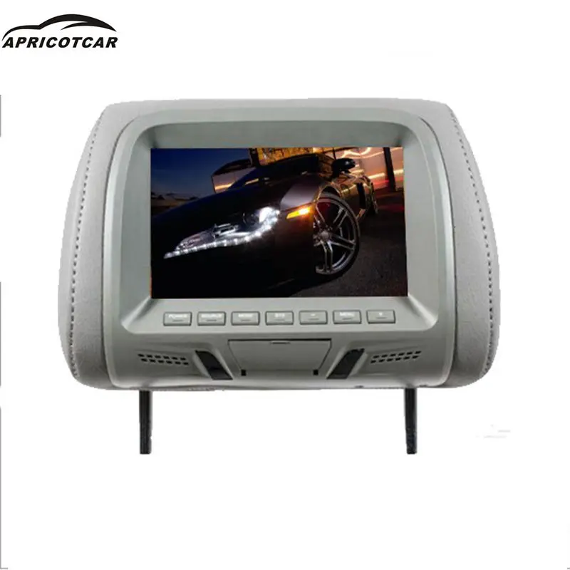 

7 inch display pillow General purpose on-board liquid crystal Car Monitors Video Players OSD menu TFT LCD screen USB SD card