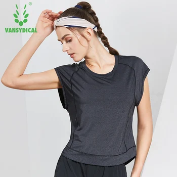 

Gym Yoga Shirts Tops Women's Loose Breathable Workout Fitness Short Sleeve Running Sports T-shirts Sportswear