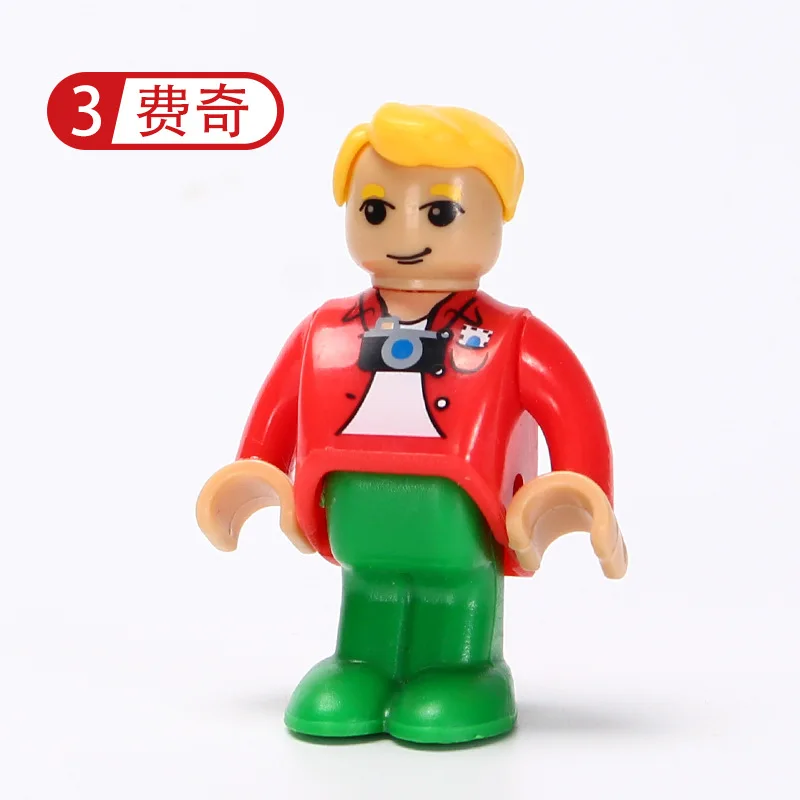 EDWONE- All Kinds of Small Man Doll Model Character Railway Accessories Educational DIY Original Toy Gifts Kids 30