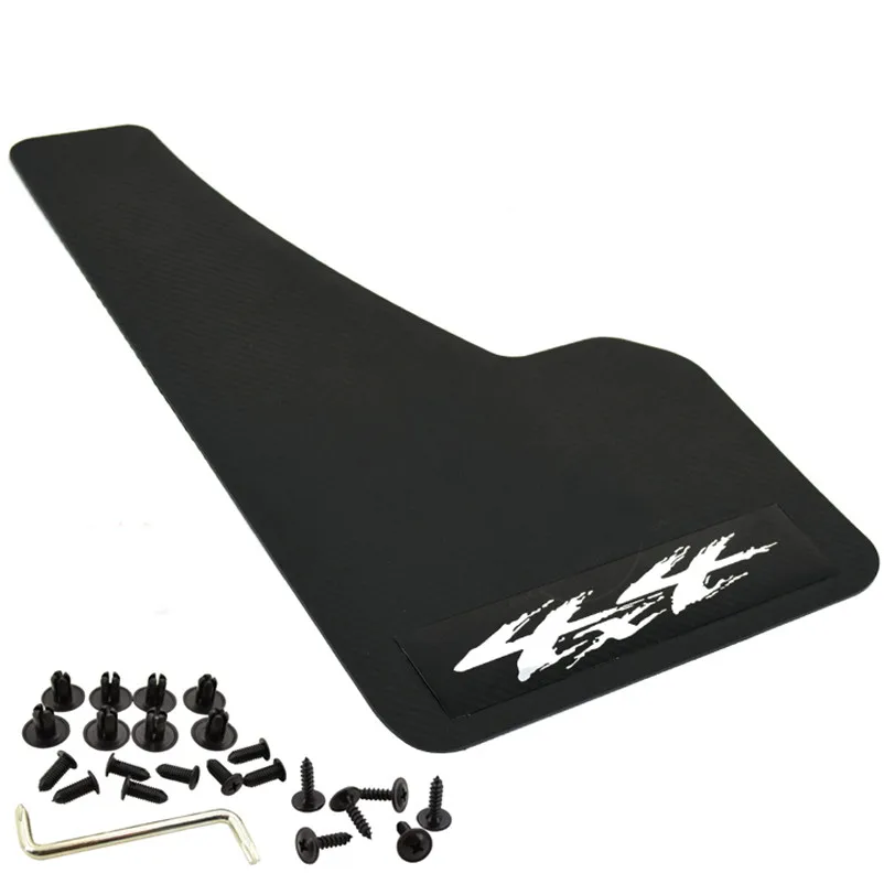 

KCSZHXGS universal mud flaps for SUV vehicle car pickup carbon fiber pattern mud guards universal mudguards car fenders 2pcs