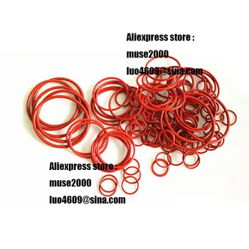

CS 1.8mm ID8.5 8.75 9 9.5 10 10.6 11.2 11.8 12.5 13.2 14 silicone rubber O ring Red VMQ faucet gasket seal High temperature