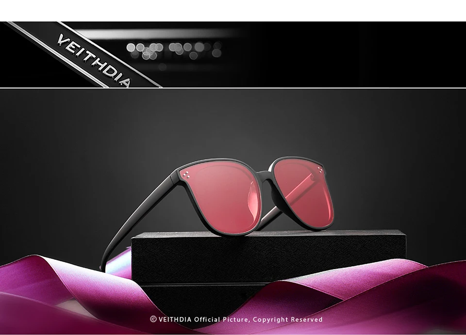 VEITHDIA новые брендовые дизайнерские Винтажные Унисекс Солнцезащитные очки поляризованные фотохромные линзы солнцезащитные очки для мужчин/женщин VT8510