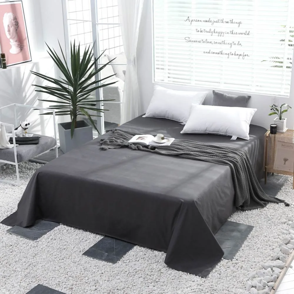 Серый комплект постельного белья с изображением собаки мопса бульдога