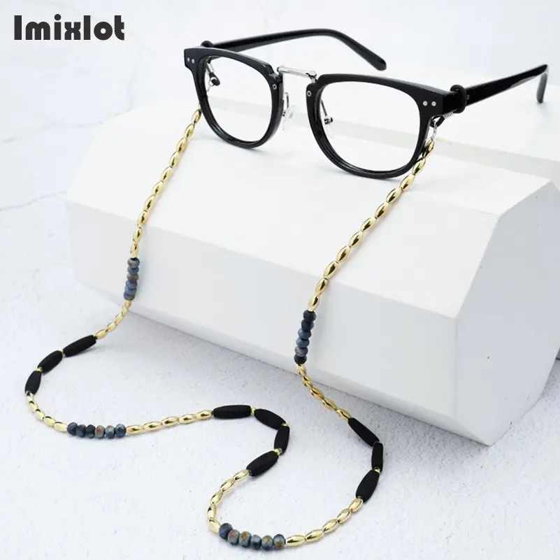 

Retro Beaded Glasses Chain for Women Fashion Eyeglass Eyewears Sunglasses Reading Glasses Metal Cord Holder Neck Strap Rope