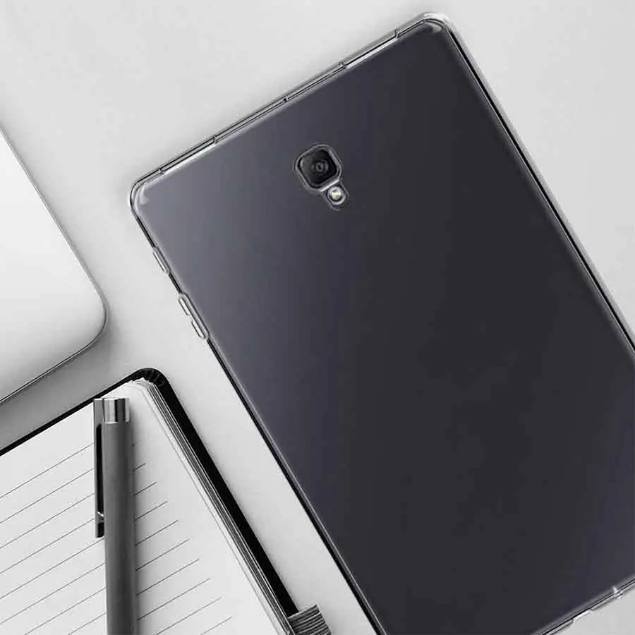 Soft TPU Case For Samsung Galaxy Tab S4 10.5'' SM-T830 T835 Clear Transparent Silicone Back Cover Slim Tablet Shockproof Case (9)