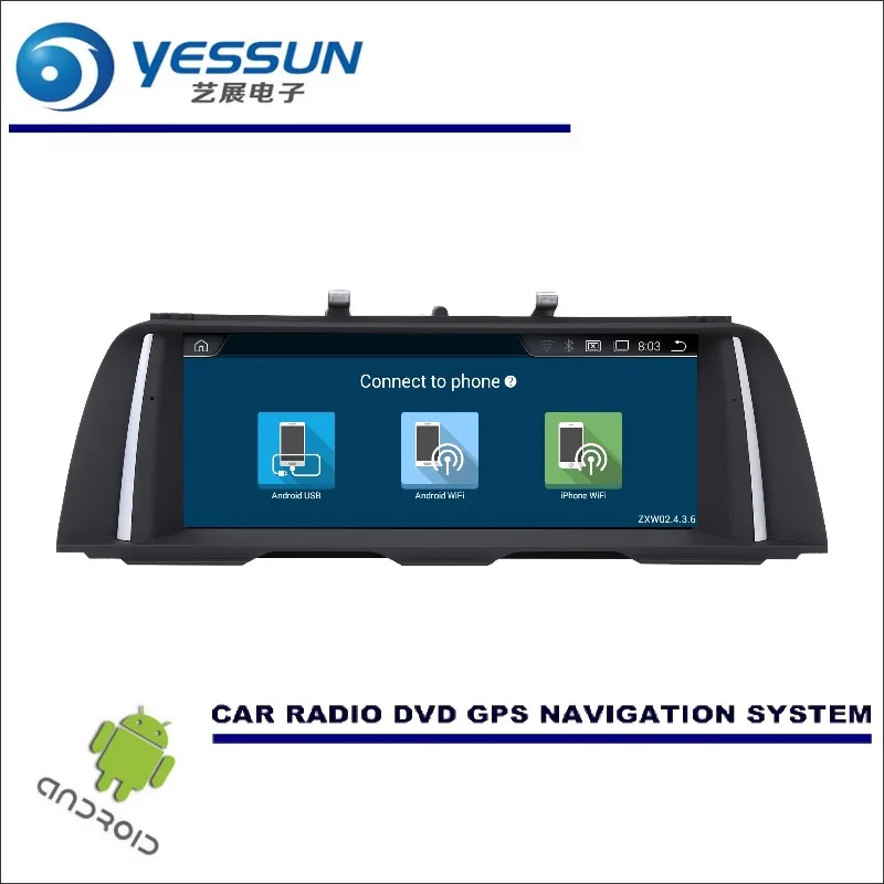 Top YESSUN 10" inch HD Screen For BMW 5 F10 F11 2013~2016 Car Stereo GPS Navigation Video Audio Multimedia Player No CD DVD 2