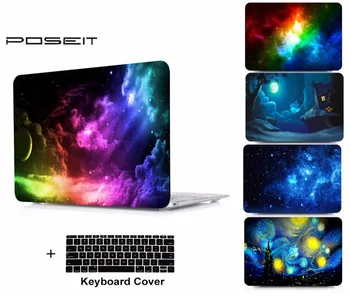

Laptop Case Notebook Tablet Shell Keyboard Cover Bag Sleeve Smart Cover Fit 11 12 13 15" Macbook Pro Touch Bar Air A1466 A1369 X