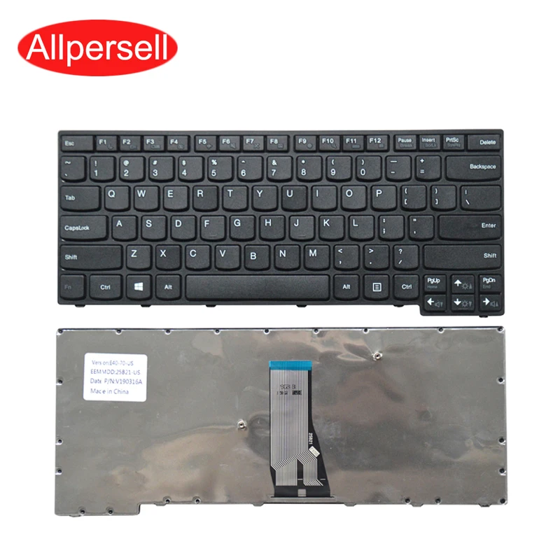 Клавиатура для ноутбука Lenovo E40-70 E40-30 E40-45 E40-80 E40-81 E41-70 E41-80 Black | Компьютеры и офис