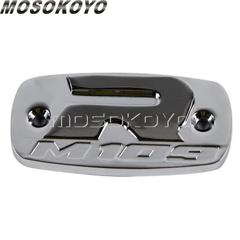 

Motorcycle Chrome Aluminum Engraved Brake Clutch Reservoir Cap Fluid Cylinder Master Cover for Suzuki Boulevard M109R 2006-2015