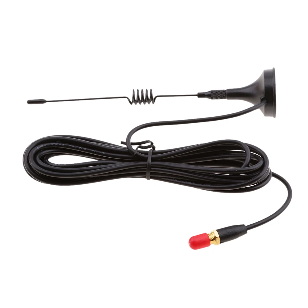 Dual Band SMA-F UHF+VHF Magnetic Vehicle-mounted Antenna for BAOFENG UV5R 888s H777 WOXUN by Two way radio Wireless Network