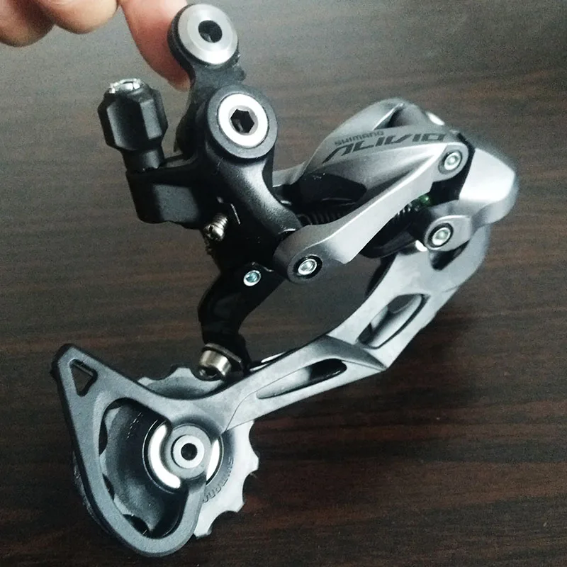 Shimano Alivio RD-M4000-SGS Shadow RD 9 скоростной велосипед задний переключатель Супер длинная клетка