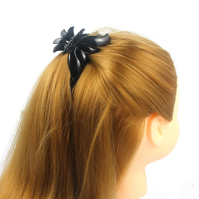 Flower Shape Girls Hairpins Hair Crab Claw Plastic Hair Clips for Women