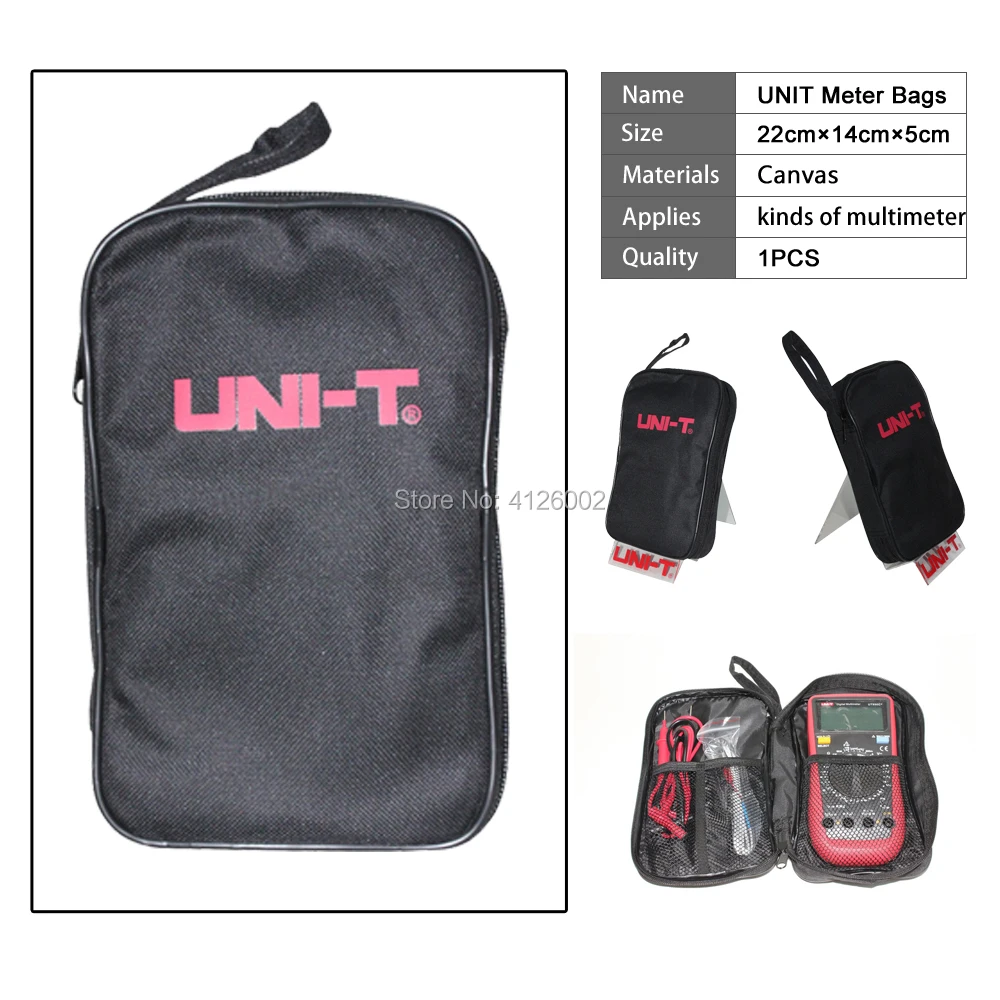 UNI-T UT-B01 черная оригинальная сумка для мультиметра и других брендовых мультиметров; UT39/UT139/UT61/UT890/UT58/UT33+ Серия