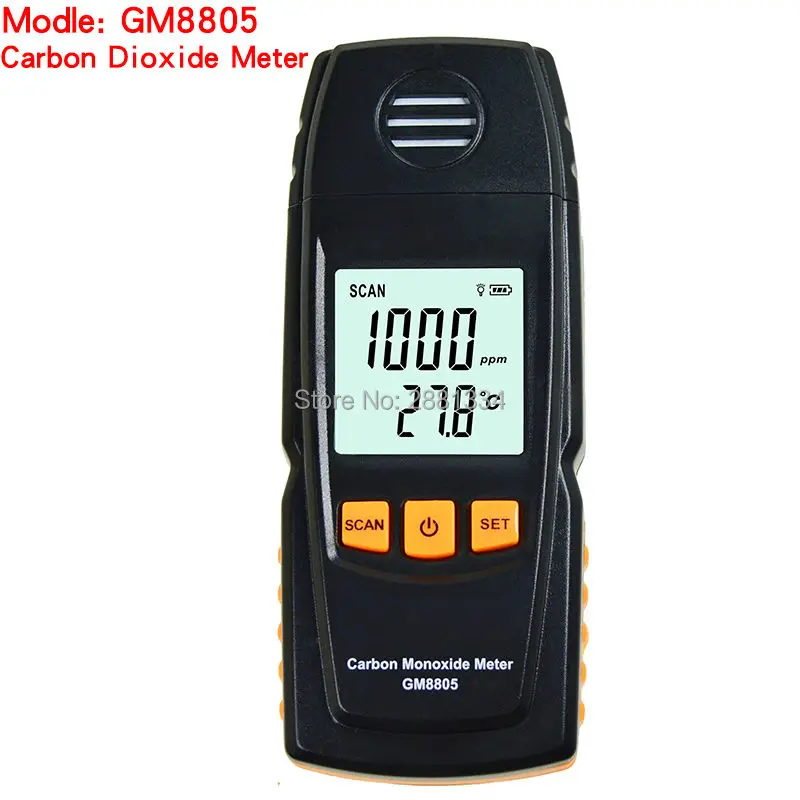 

GM8805 Portable Handheld Carbon Monoxide Meter High Precision CO Gas Detector Analyzer Measuring Range 0-1000ppm detector de gas