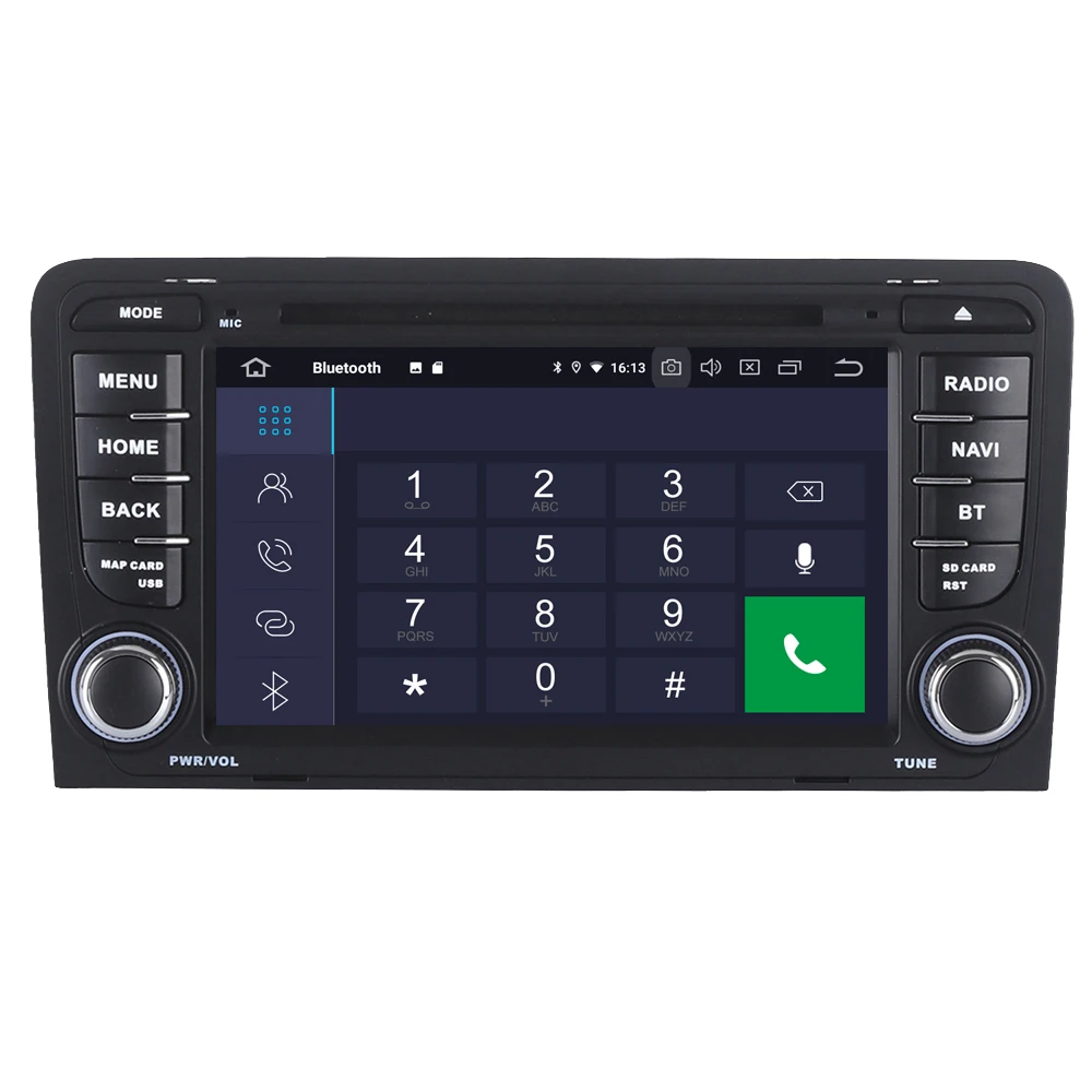 Top RoverOne For Audi A3 S3 RS3 2003 -2013 Android 9.0 Autoradio Car Multimedia Player Radio Stereo GPS Navigation Head Unit DVD 2