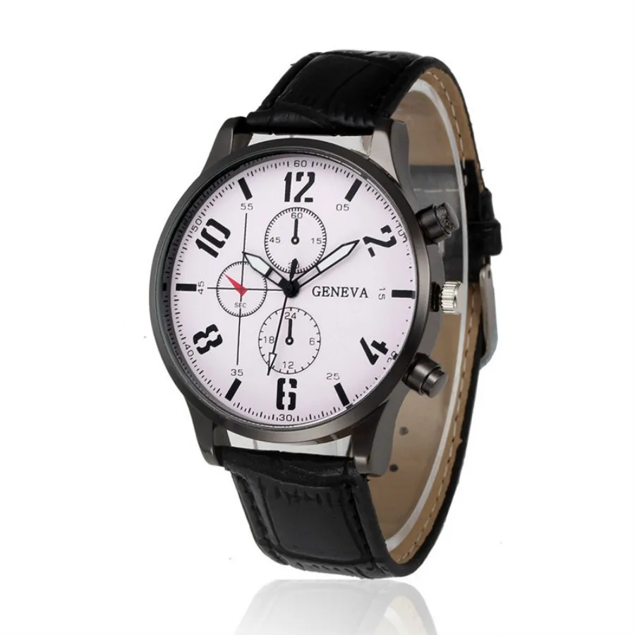 Новые часы relogio masculino PULeather Band Кварцевые для мужчин Топ наручные мальчиков |