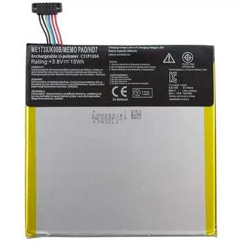 

Brand new Genuine original laptop battery for ASUS MeMo Pad HD 7 ME173X series 3.75V 15Wh
