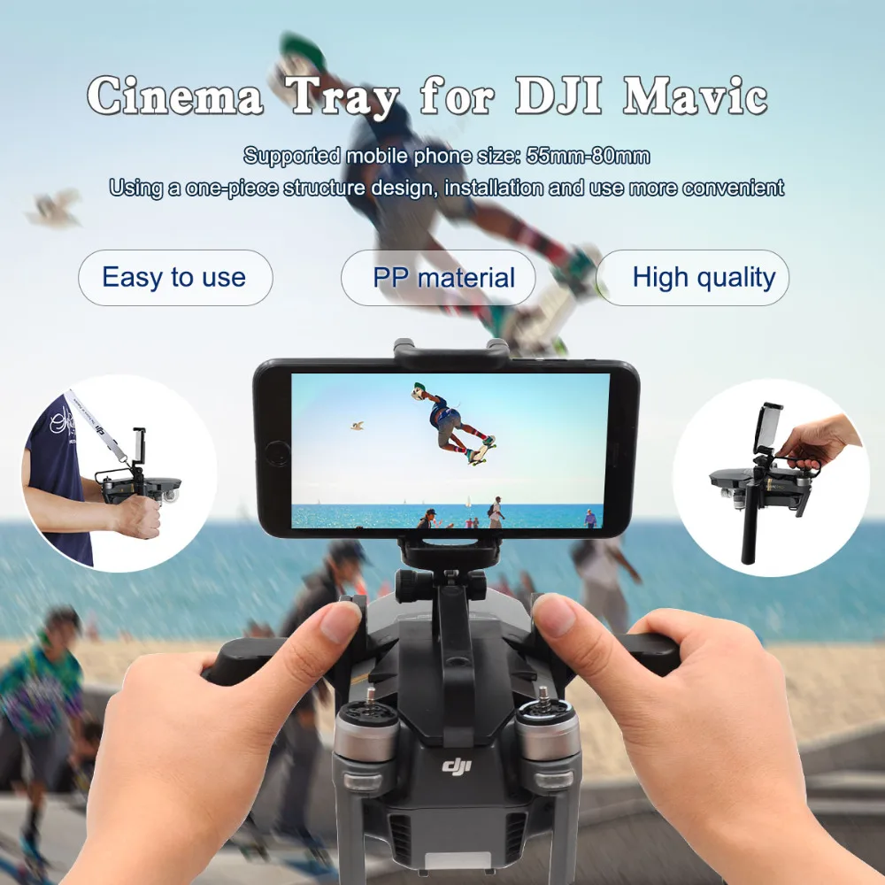STARTRC DJI Mavic Pro platinum Handheld Gimbal Tray Bracket Steady Cam For pro combo drone Holder Kit | Электроника