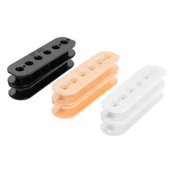 

4pcs Plastic Electric Guitar Double Coil Pickup Humbucker Slug Bobbin lnternal Model Covers Musical Guitar Parts
