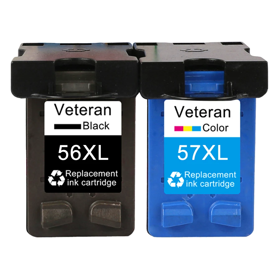 Чернильный картридж Veteran для принтера HP 56 57 XL C6656a C6657a Deskjet F4180 5150 450 450cbi 450wbt F4140 5550 5552