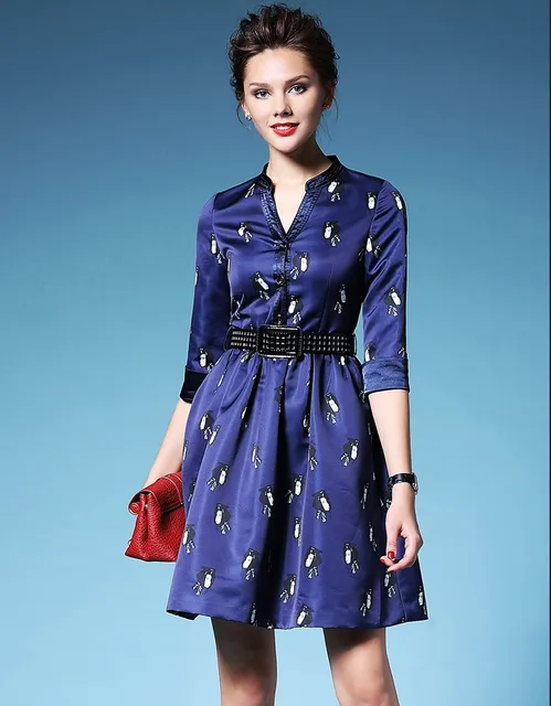 2016 HOT New Dress Design European American Same Style Lady Slim Dresses Girls Office Working Nice 2016 HOT New Dress Design European American Same Style Lady Slim Dresses Girls Office Working Nice