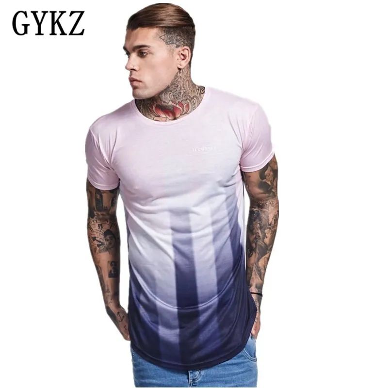 

GYKZ 2018 New Arrival GYMs Stringer T shirt Men Gyms Bodybuilding and Fitness Men Singlets Tank Shirts fitness Clothes