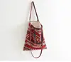 New Vintage Boho Hobo Hmong Ethnic Embroidery Shoppers Bag Women's shoulder bag Embroidered handbag ► Photo 3/6