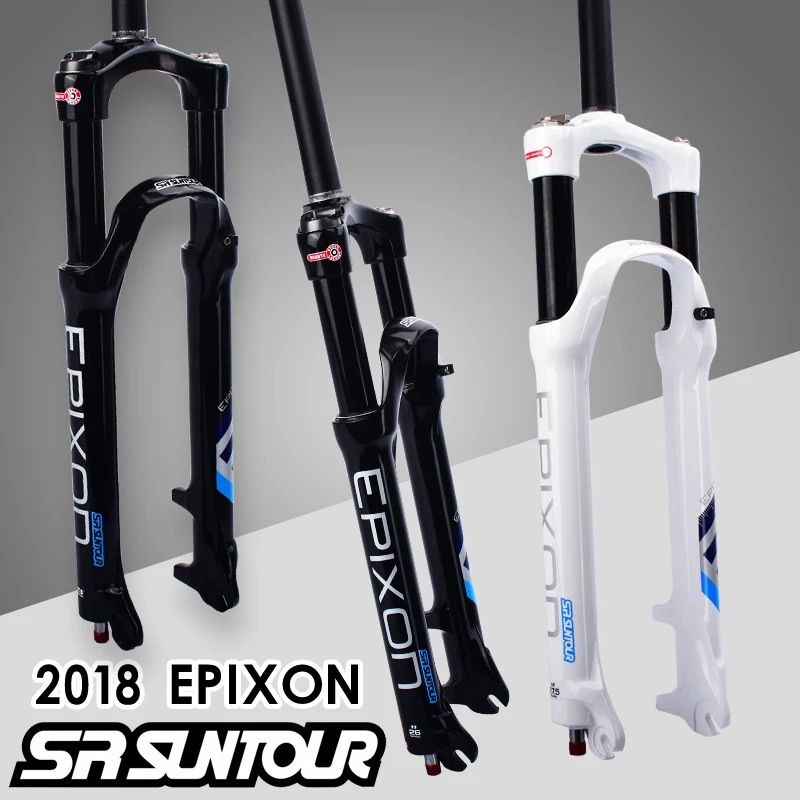 2018 Sr Suntour nuevo epixon bicicleta Tenedores 26 27.5 29 Mountain MTB de aire amortiguación delantera Tenedores - AliExpress