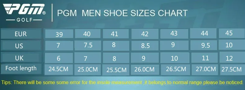 Новинка года PGM обувь для гольфа для мужчин's непромокаемые Нескользящие дышащие спортивные туфли двойной лакированной вращающейся обув