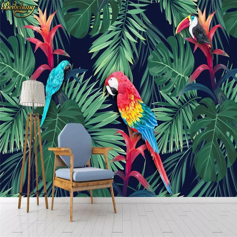 beibehang custom French post impressionist painting murals jungle Rousseau Renaissance background wallpaper 3D mural wall paper