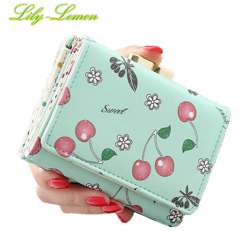 Buy Women Cute Fruit Wallets Brand Designer Leather