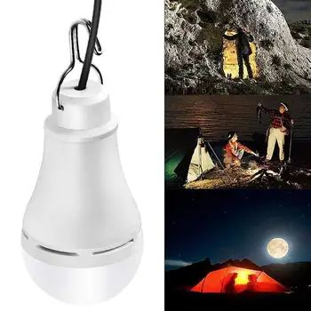 

Dragonpad USB 5V 5W LED Ball Bulb with Touch Dimming Function for Camping