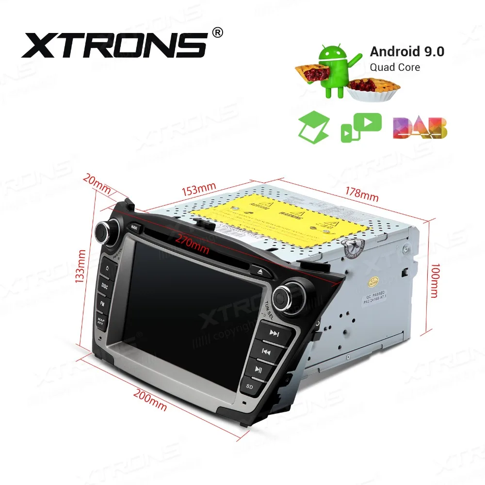 XTRONS 7 &quotандроид 9 0 двойной din для Hyundai IX35 Tucson поколения 2009 2015 навигации GPS