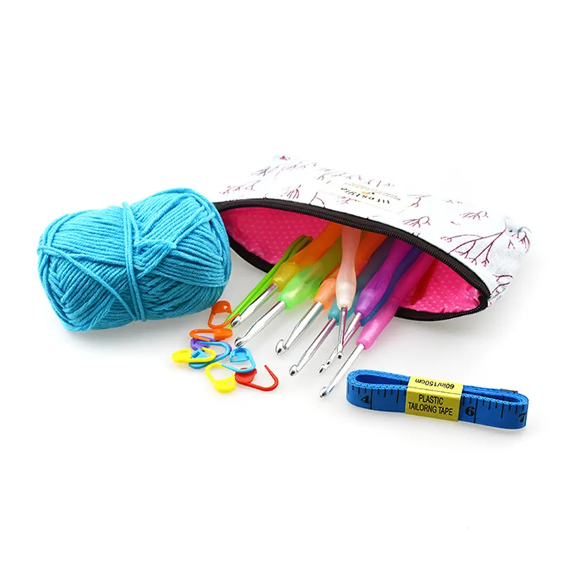 KOKNIT-26-Pcs-Set-Crochet-Hooks-Knitting-Needles-Ergonomic-Crochet-Needle-Set-With-Knitting-Yarn-DIY (4)