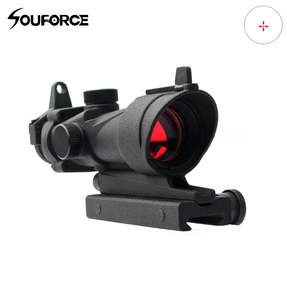 

1X32 Red Dot Sight Frosted Optical Rifle Scopes Red Dot Scope With 20mm Rail Gun Accessory for Airsoft Hunting