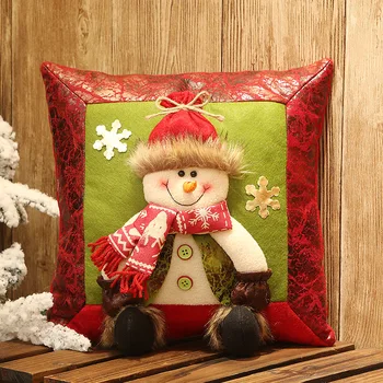 

2021 Christmas Gifts Snowman Cushion Christmas Decoration for Home Christmas Pillow home decoration Gifts for the New Year 1PCS