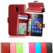 For Lenovo A319 Phone Cases Book Style Wallet PU Leather Case For Lenovo A 319 Skin