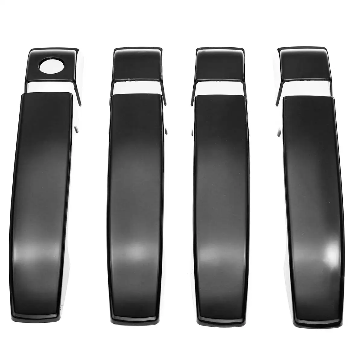 Для Land Rover Range L322 2002 2003 2004 2005 2006 2007 2008 2009-2012 8 шт. ABS Матовый блесек для губ с хромированным покрытием черная ручка двери крышки Накладка