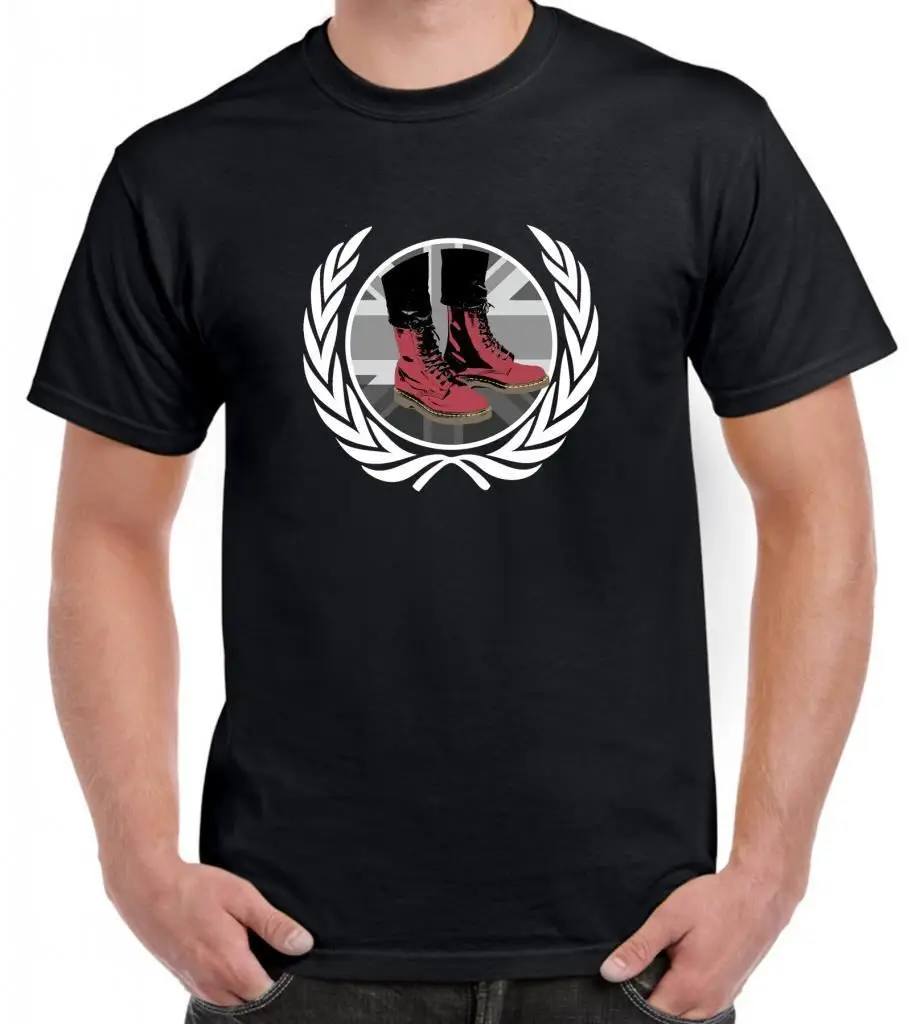 SKINHEAD camiseta Ska Punk Hardcore Mod 100% algodón camisetas marca ropa Tops camisetas|Camisetas| -