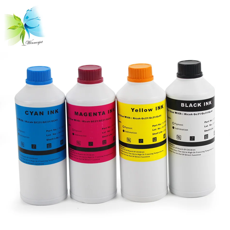 WINNERJET Sublimation Inks for Sawgrass for Ricoh GC21 Cartridge