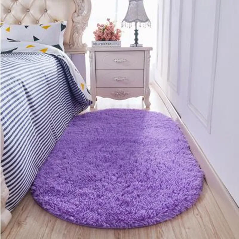 Us 5 01 41 Off Bedroom Decorating Soft Floor Carpet Warm Colorful Living Room Floor Rugs Slip Resistant Mats 4 5cm Thick Shaggy Area Rugs In Carpet