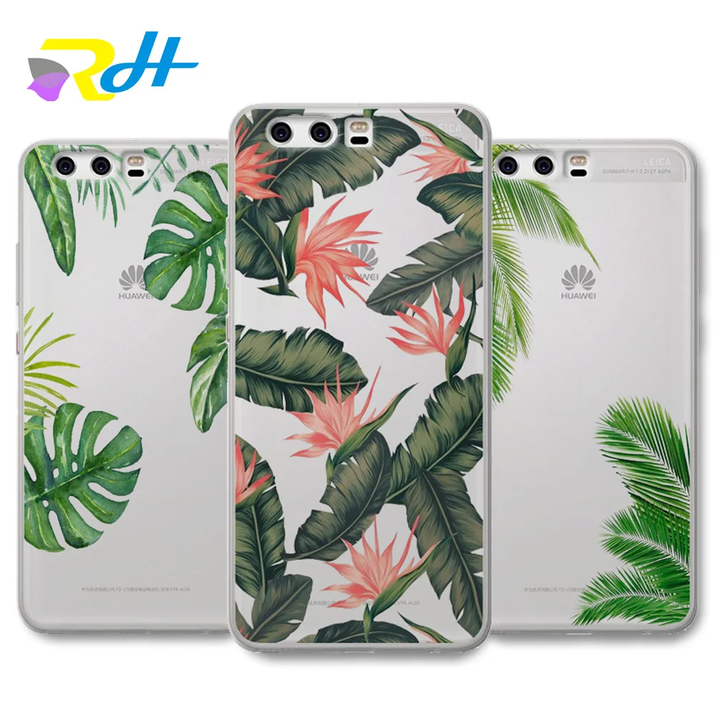 coque huawei p8 lite 2017 feuilles