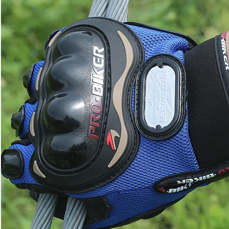 

TDGO Touch Screen Motorcycle Full Finger Motorbike Racing Rubber Hard Knuckle Gloves Motocross Protective Gear Outdoor For Men