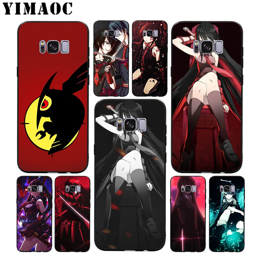 YIMAOC Akame Ga Kill мягкий чехол для Samsung Galaxy S10 S10e S9 S8 A6 Plus S7 S6 Edge A7 A5 A3 J6 Note 9 8 |