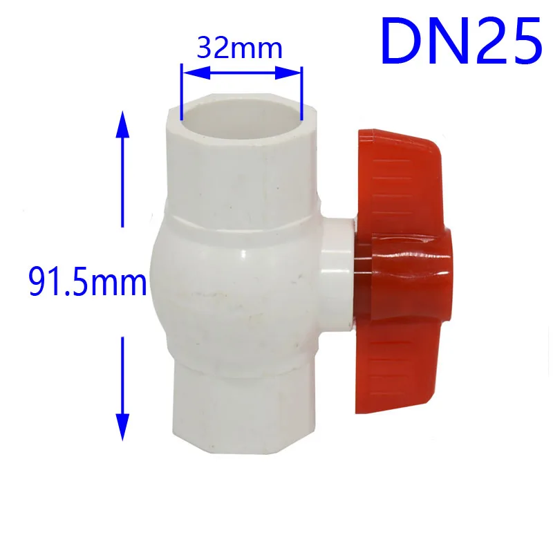 DN15 DN20 DN25 разъем прямой корыто шаровой клапан садовый кран женский G1/2 G3/4 G1 ПВХ водяной клапан разъем 1 шт