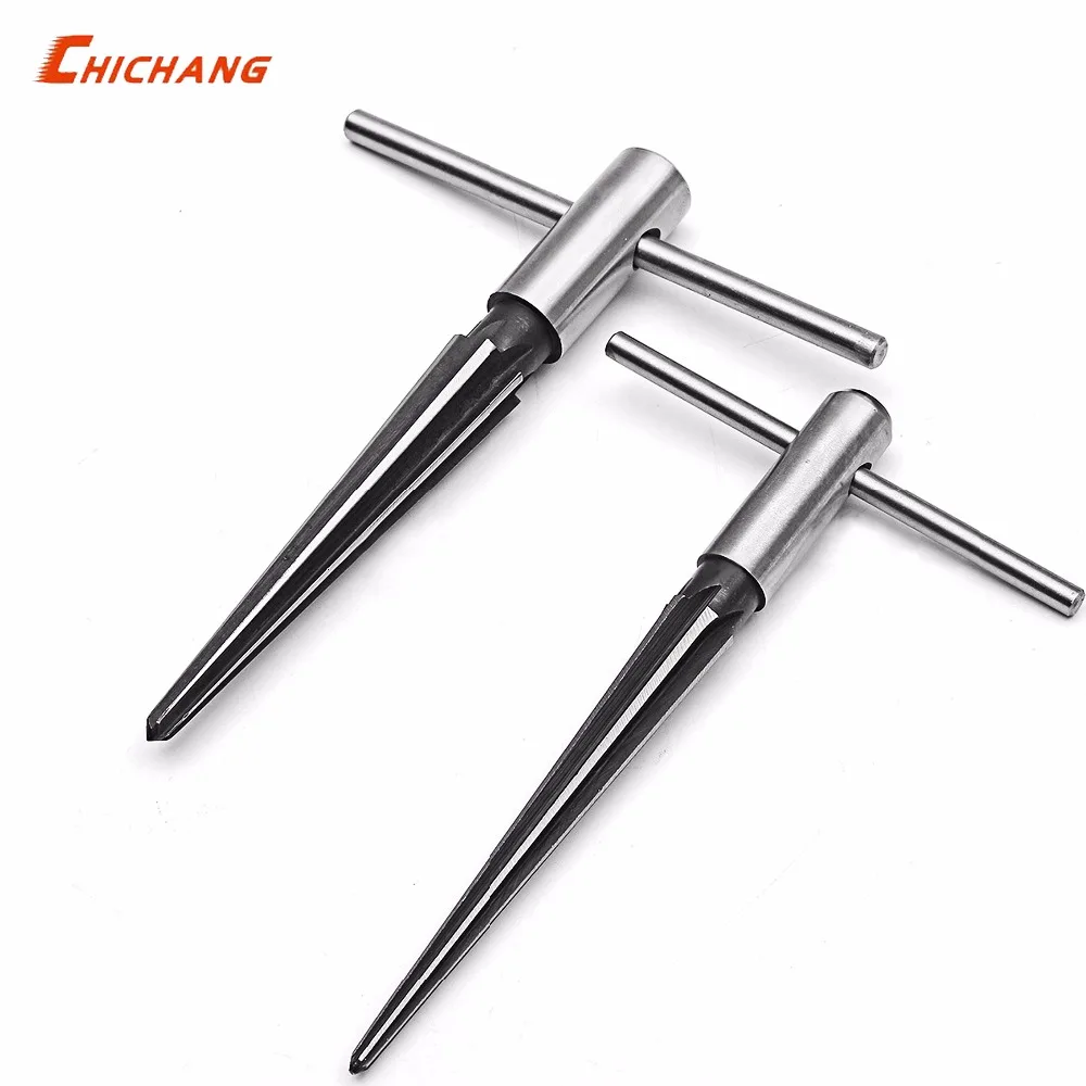 

1pc Hand taper reamer 1/8-1/2 (3-13mm) 5-16 conical reaming, chamfering, opening, countersunk tool