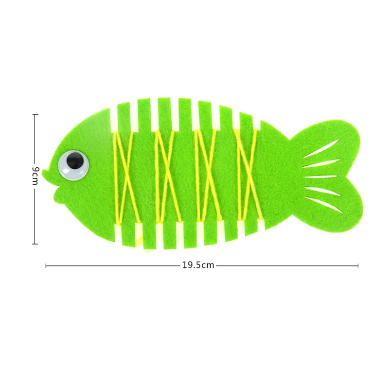 3 шт. обернутые резьбы Одежда линия рыба цвет когнитивные Игрушки для раннего обучения руководство Игра Головоломка детский сад игрушки для тренировки