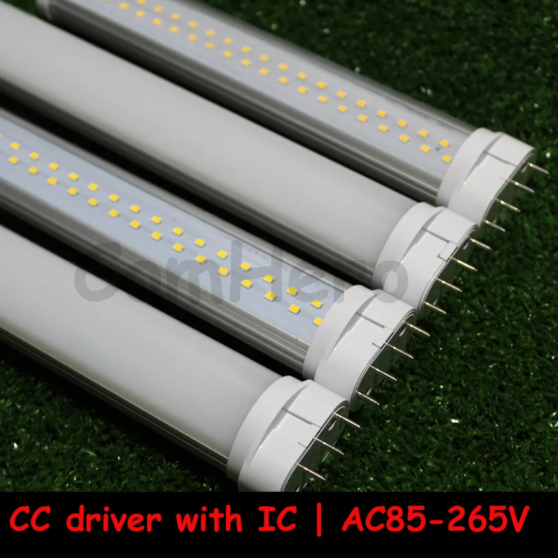 Светодиодный светильник 2G11 36 Вт 9 12 15 18 22 SMD2835 Прозрачный матовый чехол 85 265 в